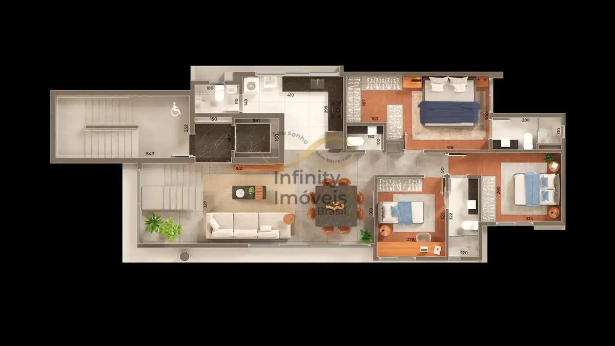 Apartamento, Santo Antônio, 3 Quartos