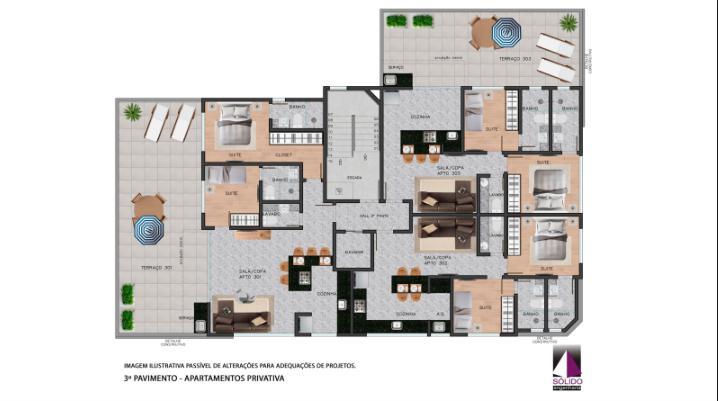 Apartamento, Lourdes, 2 Quartos, 2 Vagas