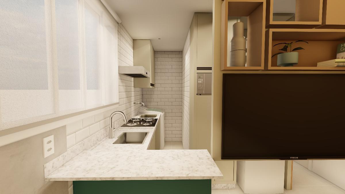 Apartamento, Pedro II, 1 Quarto, 0 Vaga