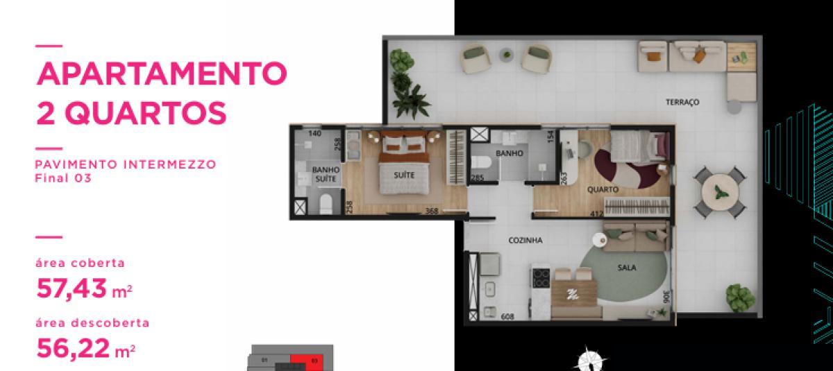 Apartamento, Boa Viagem, 2 Quartos, 1 Vaga, 1 Suíte
