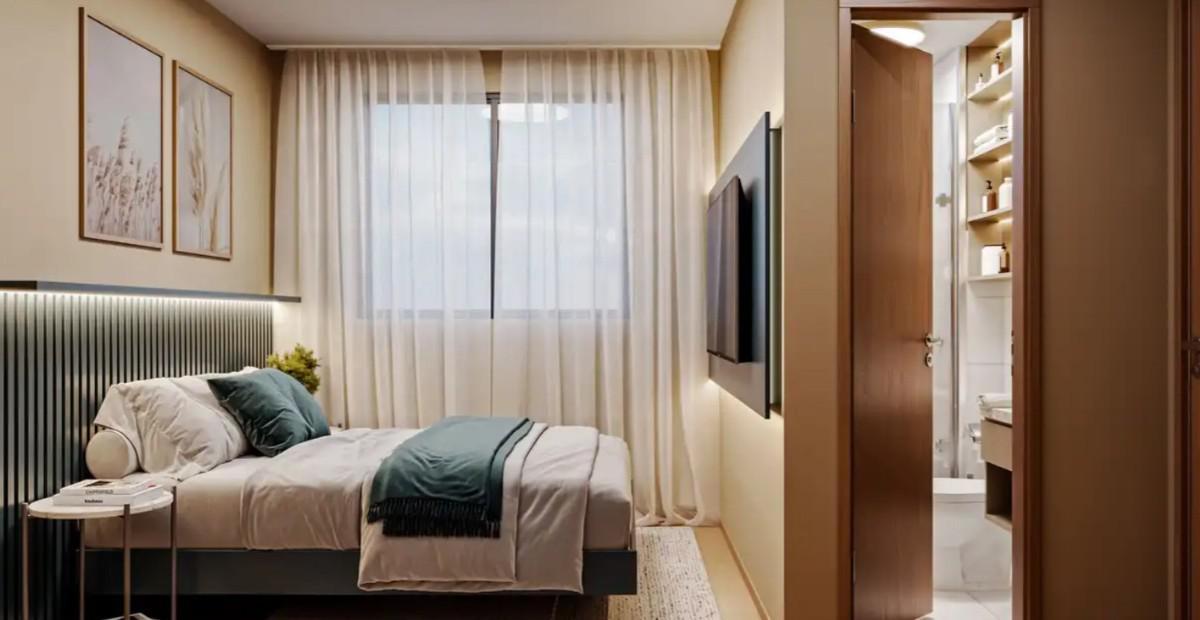 Apartamento, Alípio de Melo, 2 Quartos, 0 Vaga