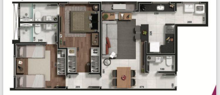 Apartamento, Prado, 2 Quartos, 2 Vagas, 2 Suítes