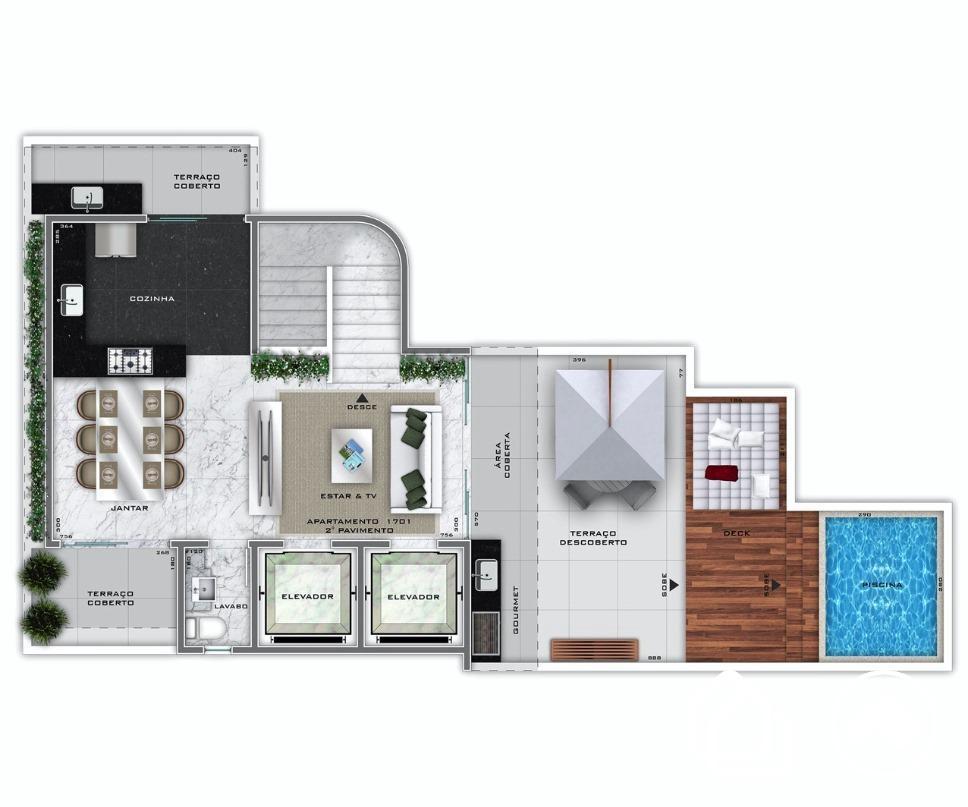 Apartamento, Lourdes, 3 Quartos, 2 Vagas, 1 Suíte