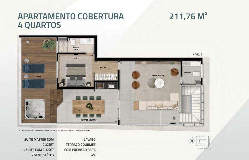 Apartamento, Santo Agostinho, 4 Quartos, 3 Vagas, 2 Suítes