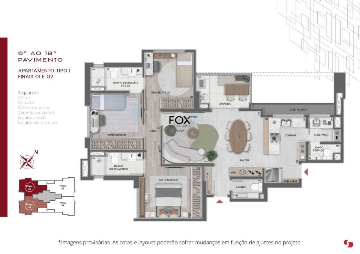 Apartamento, Savassi, 3 Quartos, 2 Vagas