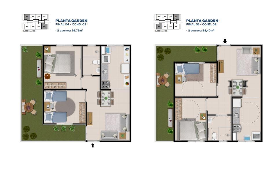 Apartamento, São Pedro, 2 Quartos, 1 Vaga