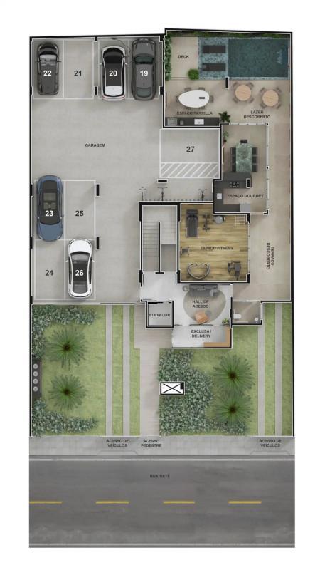 Apartamento, Caiçaras, 3 Quartos, 2 Vagas, 1 Suíte
