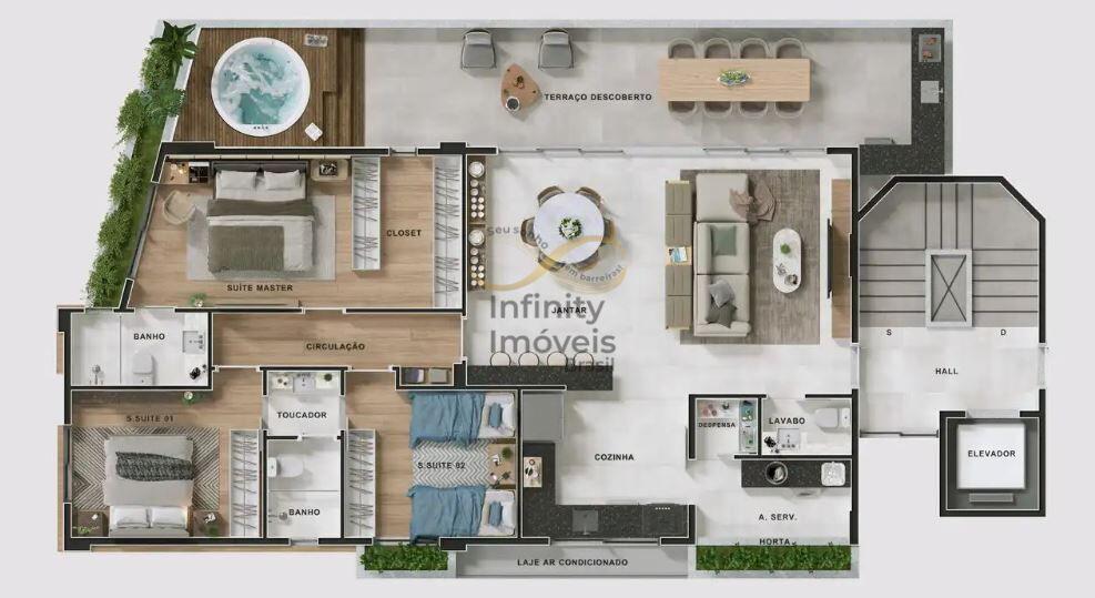 Apartamento, Carmo, 3 Quartos