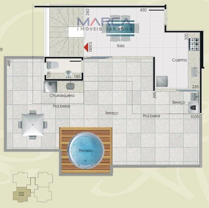 Cobertura, Dona Clara, 4 Quartos, 3 Vagas