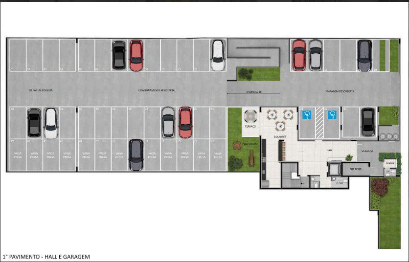 Apartamento, Santa Branca, 2 Quartos, 1 Vaga, 1 Suíte