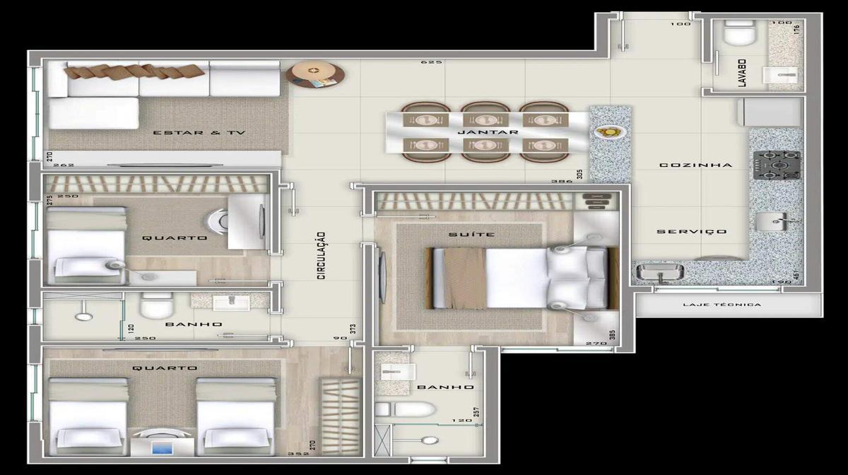 Apartamento, Sagrada Família, 3 Quartos, 2 Vagas, 1 Suíte