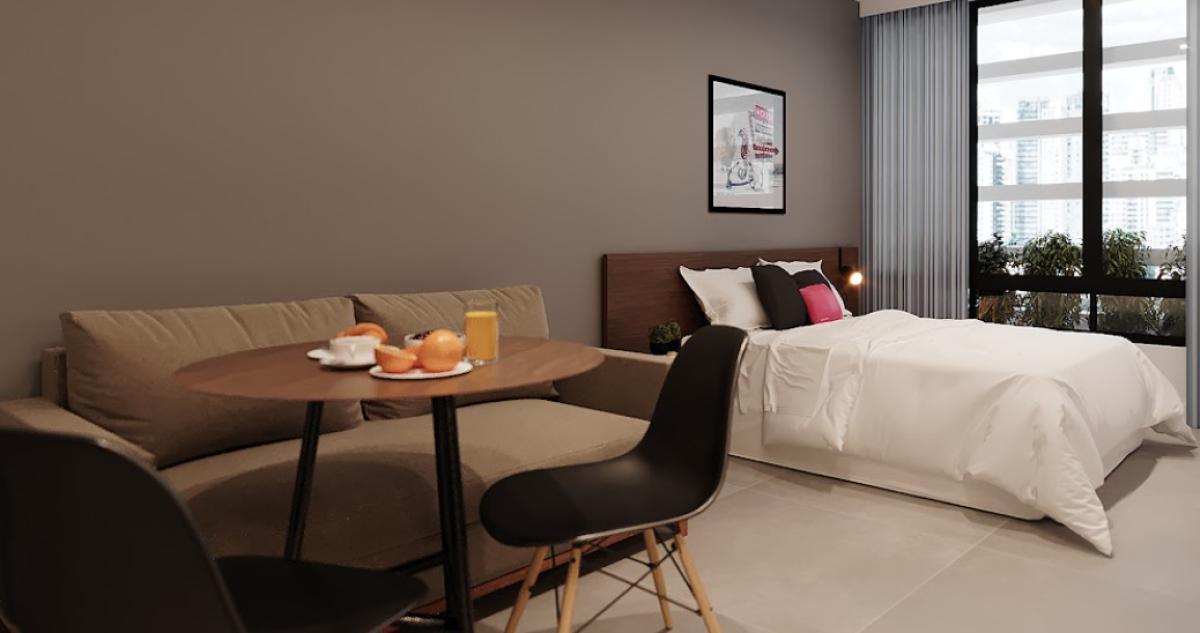 Apartamento, Lourdes, 1 Quarto, 0 Vaga