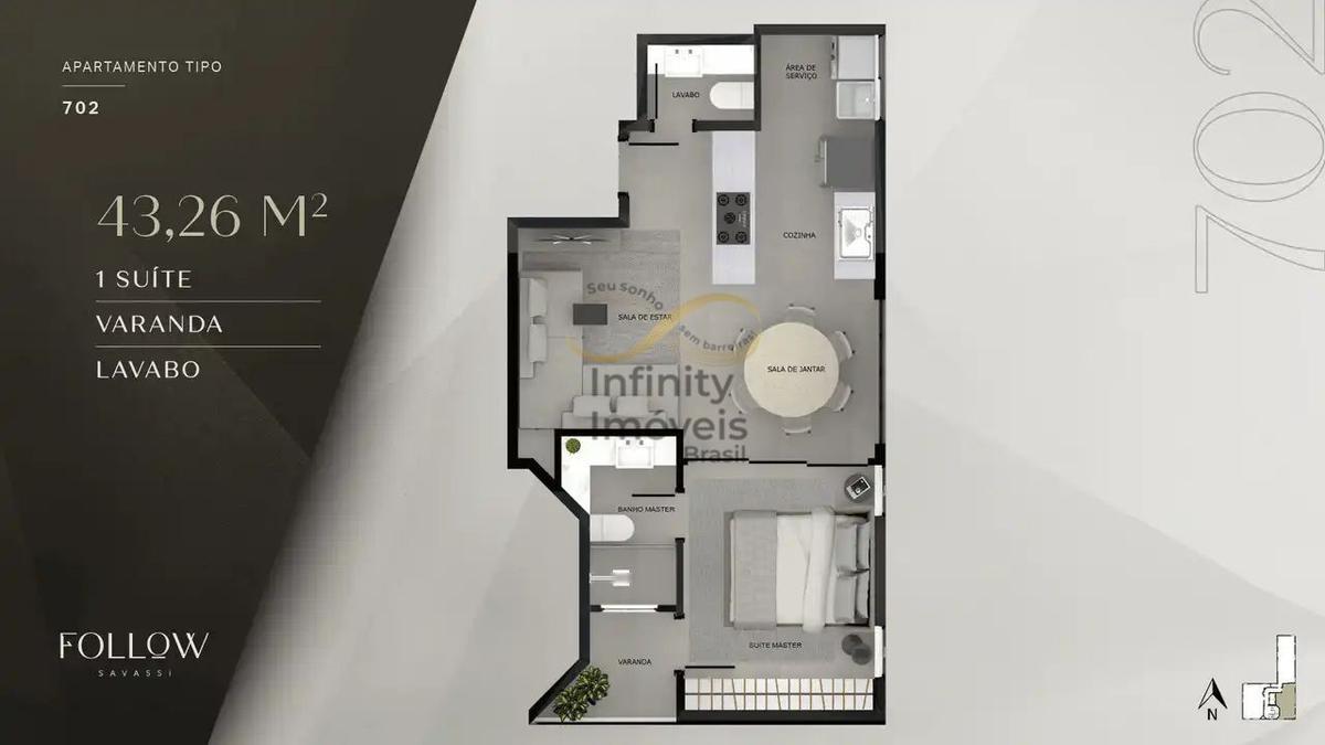 Apartamento, Savassi, 2 Quartos