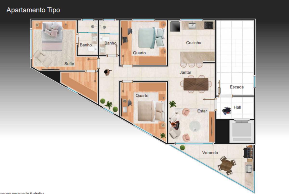 Apartamento, Barreiro, 3 Quartos, 2 Vagas, 1 Suíte