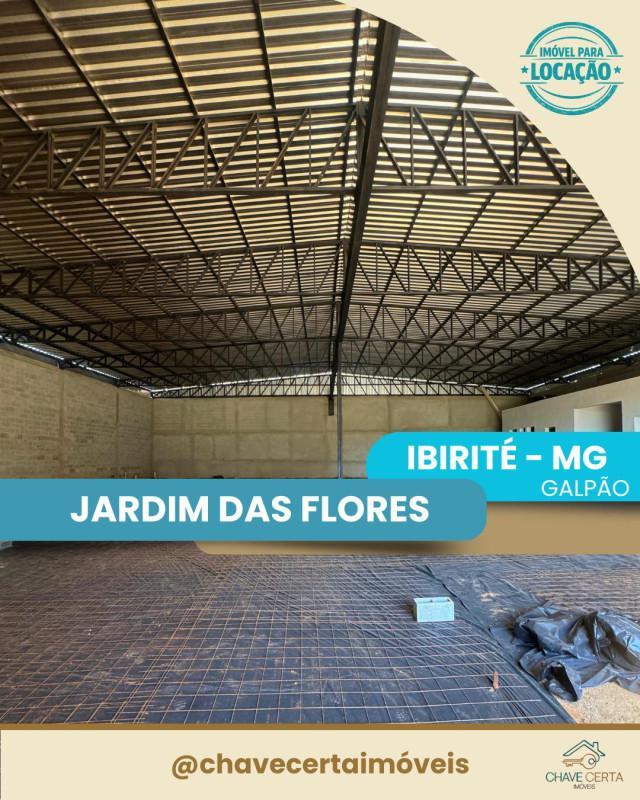 Galpão, Jardim das Flores, 0 Quarto, 0 Vaga