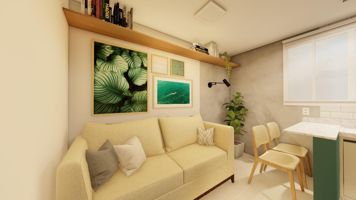 Apartamento, Pedro II, 1 Quarto, 0 Vaga