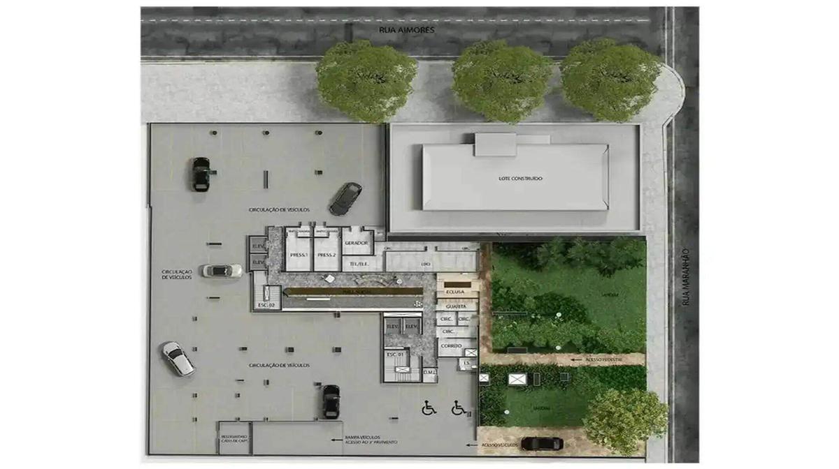 Apartamento, Funcionários, 4 Quartos, 3 Vagas, 2 Suítes