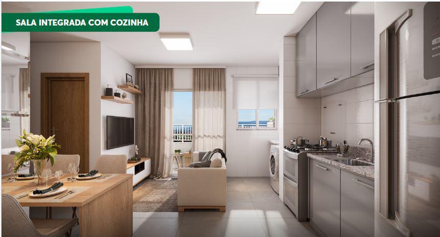 Apartamento, Havaí, 2 Quartos, 1 Vaga