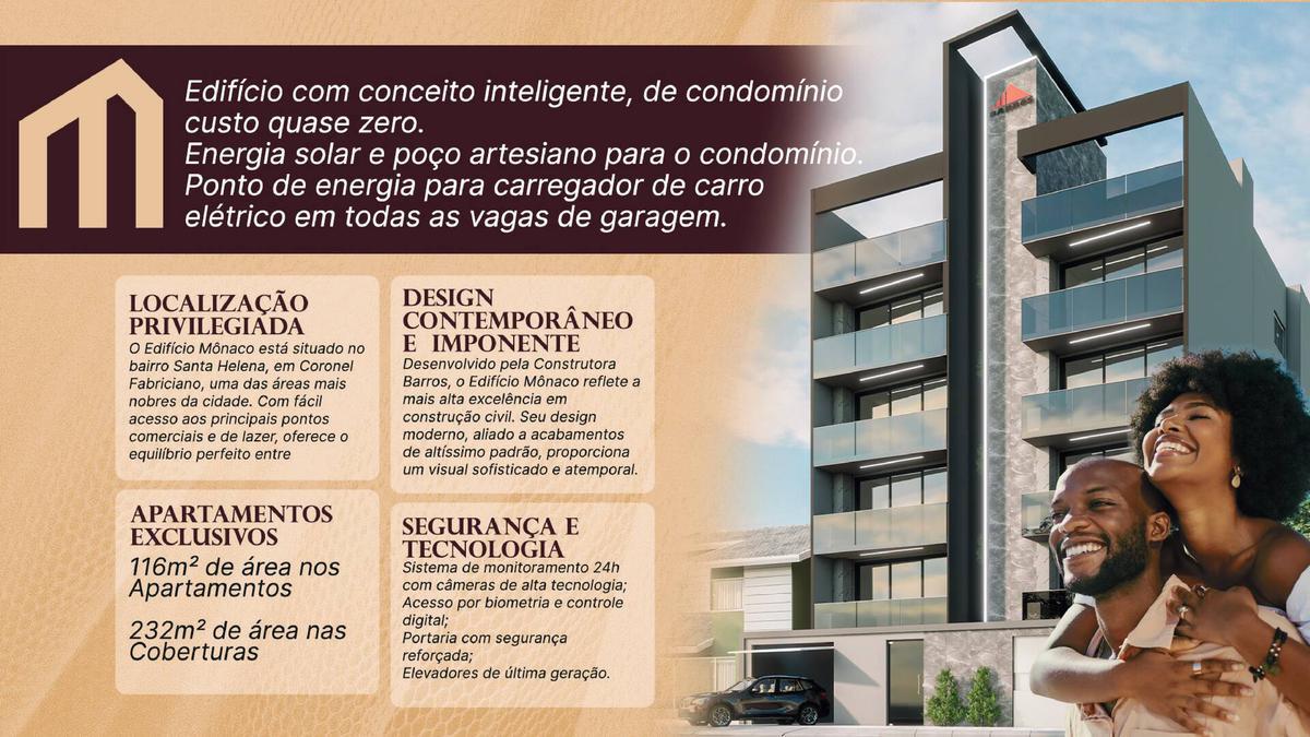 Cobertura, Santa Helena, 4 Quartos, 0 Vaga, 3 Suítes