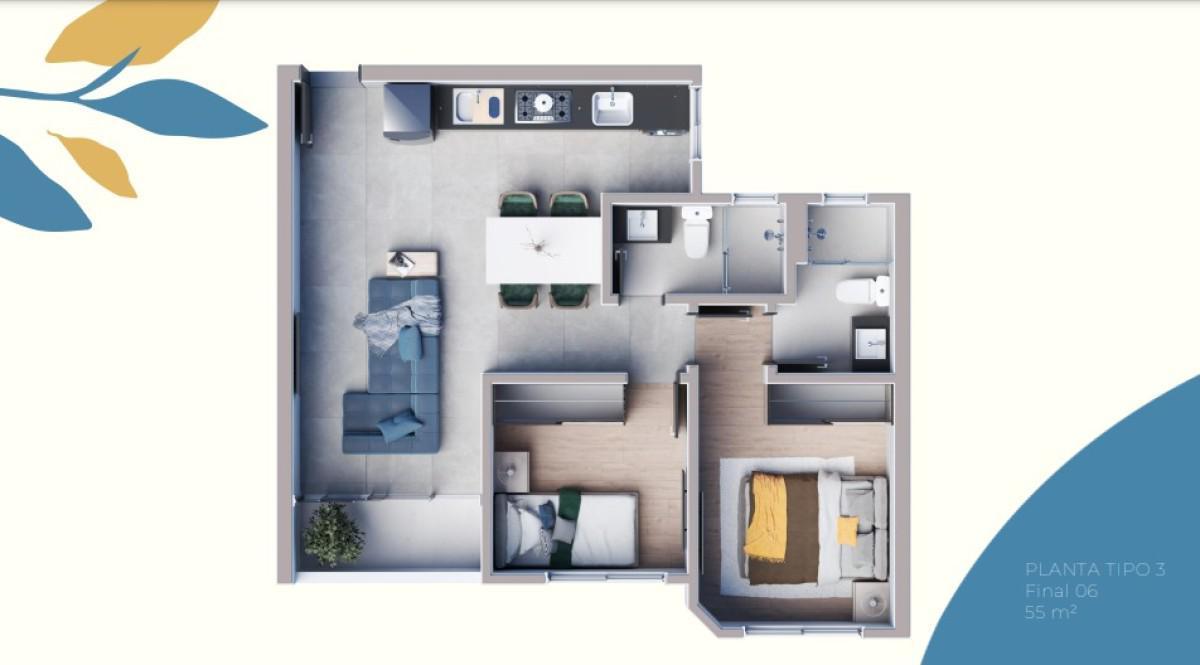 Apartamento, São Luiz (pampulha), 2 Quartos, 2 Vagas, 1 Suíte