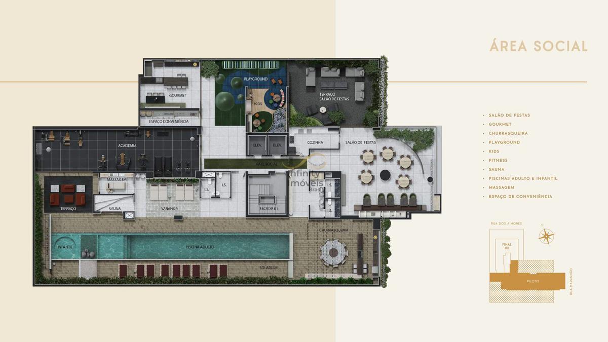 Apartamento, Funcionários, 4 Quartos