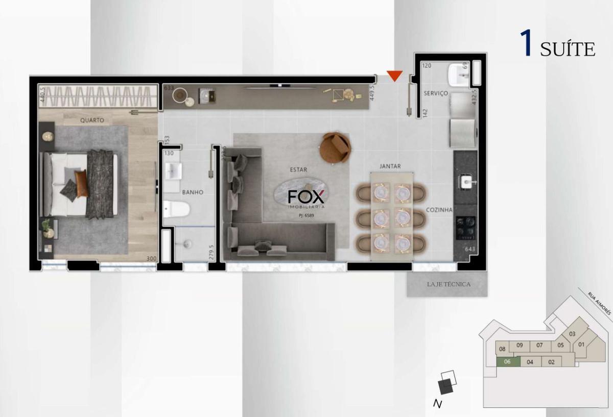 Apartamento, Santo Agostinho, 2 Quartos, 1 Vaga, 2 Suítes