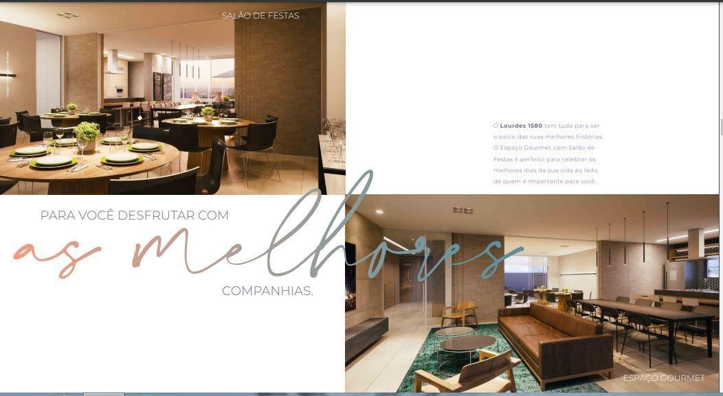 Apartamento, Lourdes, 2 Quartos, 2 Vagas, 1 Suíte