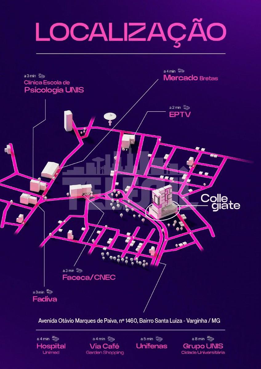 Apartamento, Parque Catanduvas, 1 Quarto, 1 Vaga