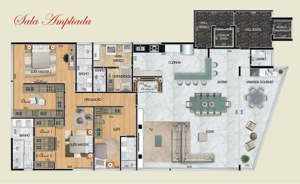 Cobertura, Santa Lúcia, 5 Quartos, 5 Vagas