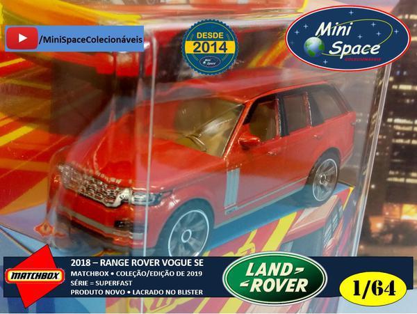 Matchbox 2018 Range Rover Vogue Se Superfast 1/64
