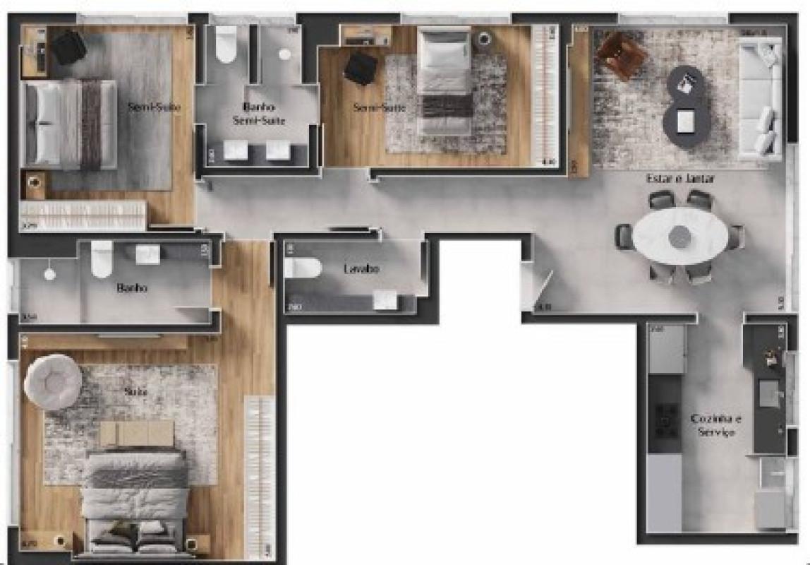 Apartamento, Lourdes, 3 Quartos, 2 Vagas, 2 Suítes