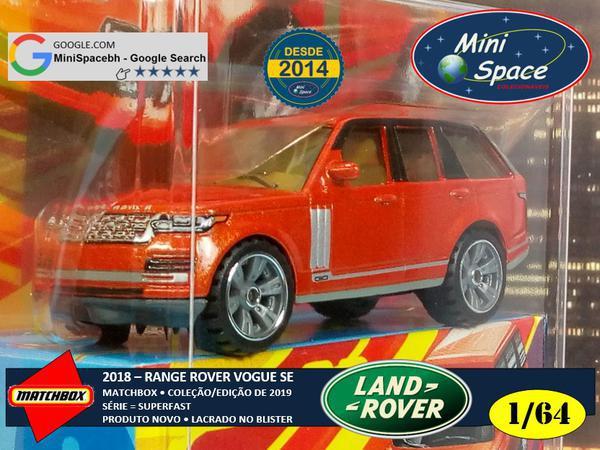 Matchbox 2018 Range Rover Vogue Se Superfast 1/64