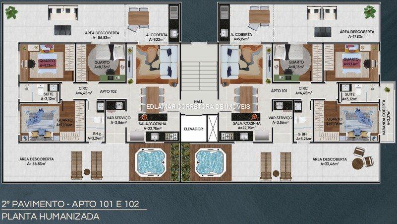 Apartamento, Flamengo, 3 Quartos, 2 Vagas, 1 Suíte