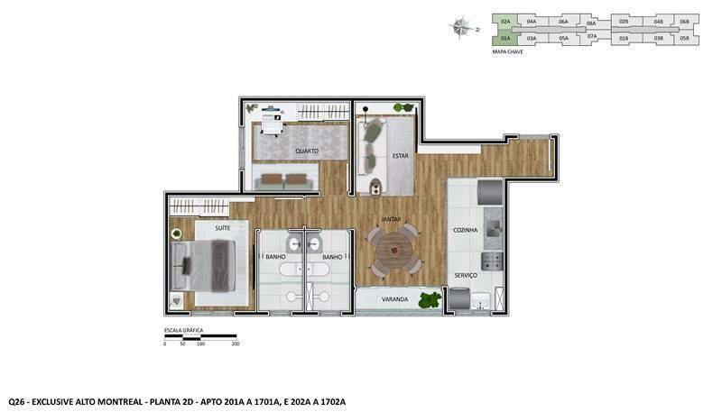 Apartamento, Caiçaras, 2 Quartos, 1 Vaga, 1 Suíte
