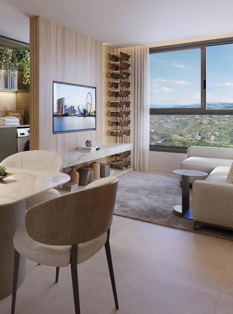 Apartamento, Vila Castela, 1 Quarto, 0 Vaga, 1 Suíte