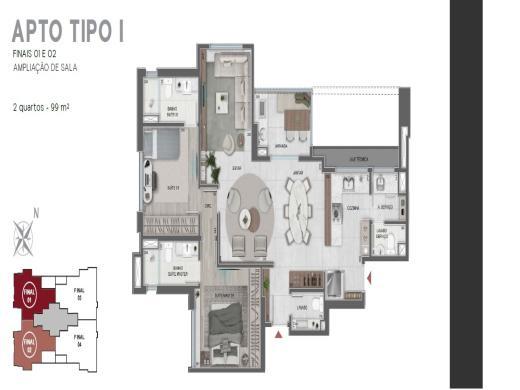 Apartamento, Savassi, 3 Quartos, 1 Vaga, 1 Suíte