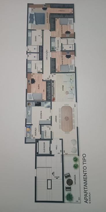 Apartamento, Colégio Batista, 4 Quartos, 2 Vagas, 2 Suítes