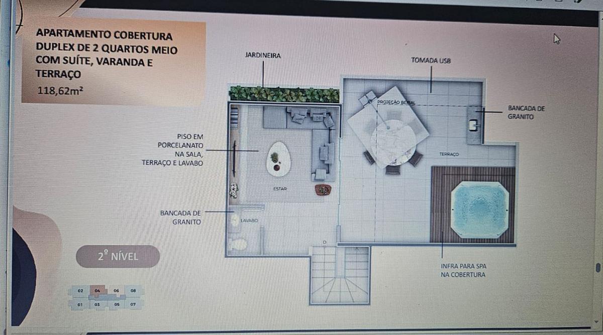 Apartamento, Jaraguá, 2 Quartos, 1 Vaga, 1 Suíte