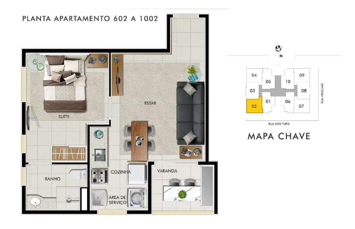 Andar, Barro Preto, 0 Quarto, 0 Vaga