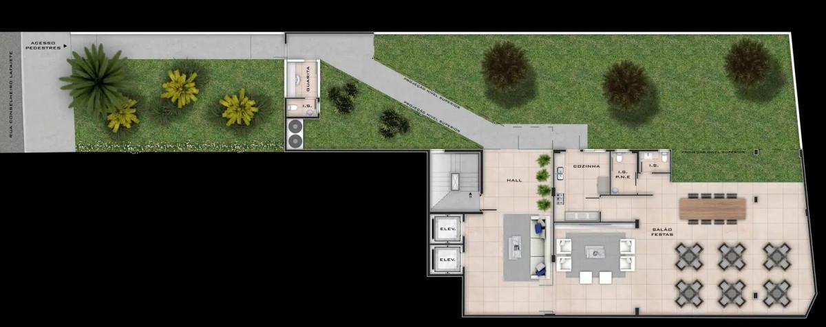 Apartamento, Floresta, 3 Quartos, 2 Vagas, 1 Suíte