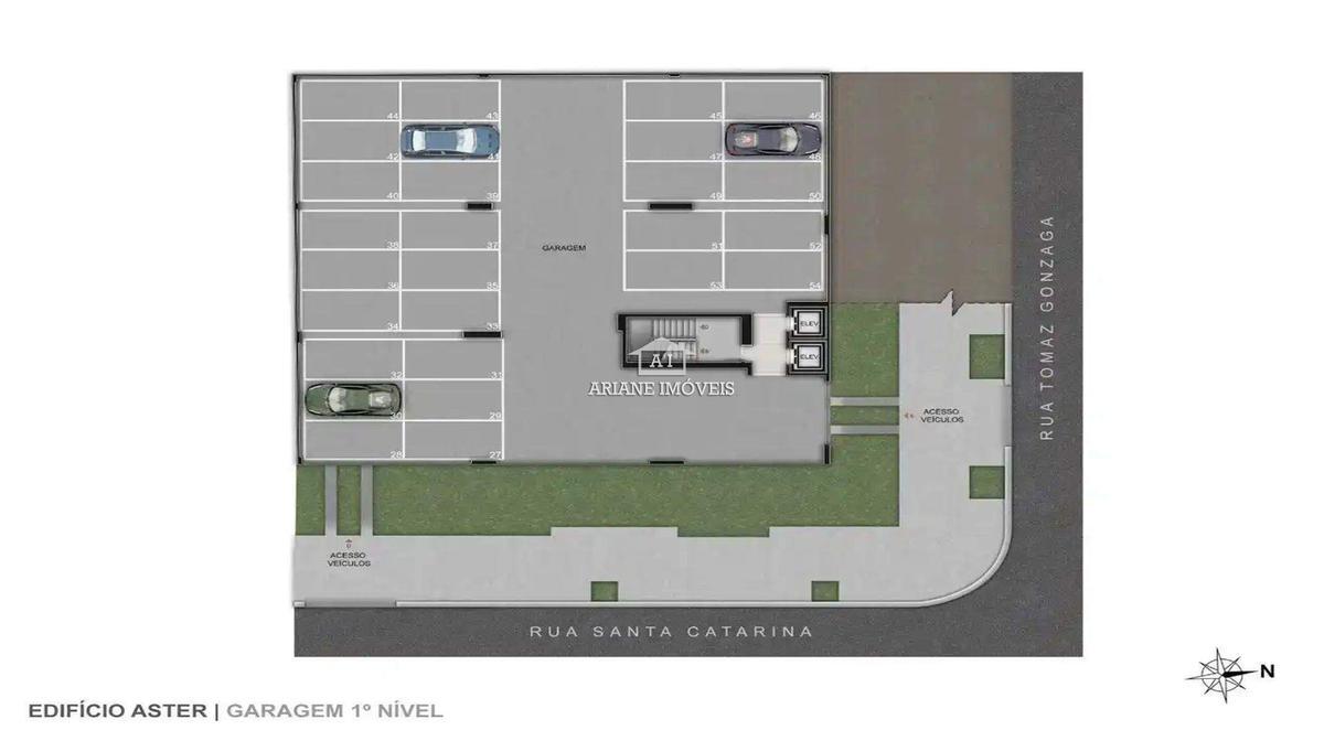 Apartamento, Lourdes, 3 Quartos, 2 Vagas, 1 Suíte