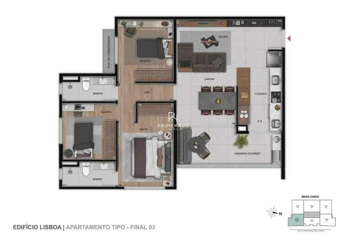 Apartamento, Barreiro, 3 Quartos, 2 Vagas, 1 Suíte