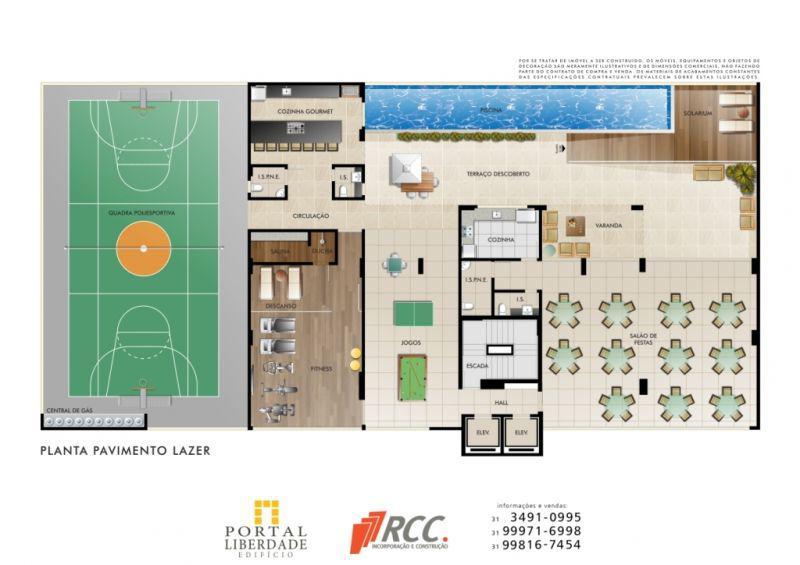 Apartamento, Liberdade, 2 Quartos, 2 Vagas, 1 Suíte