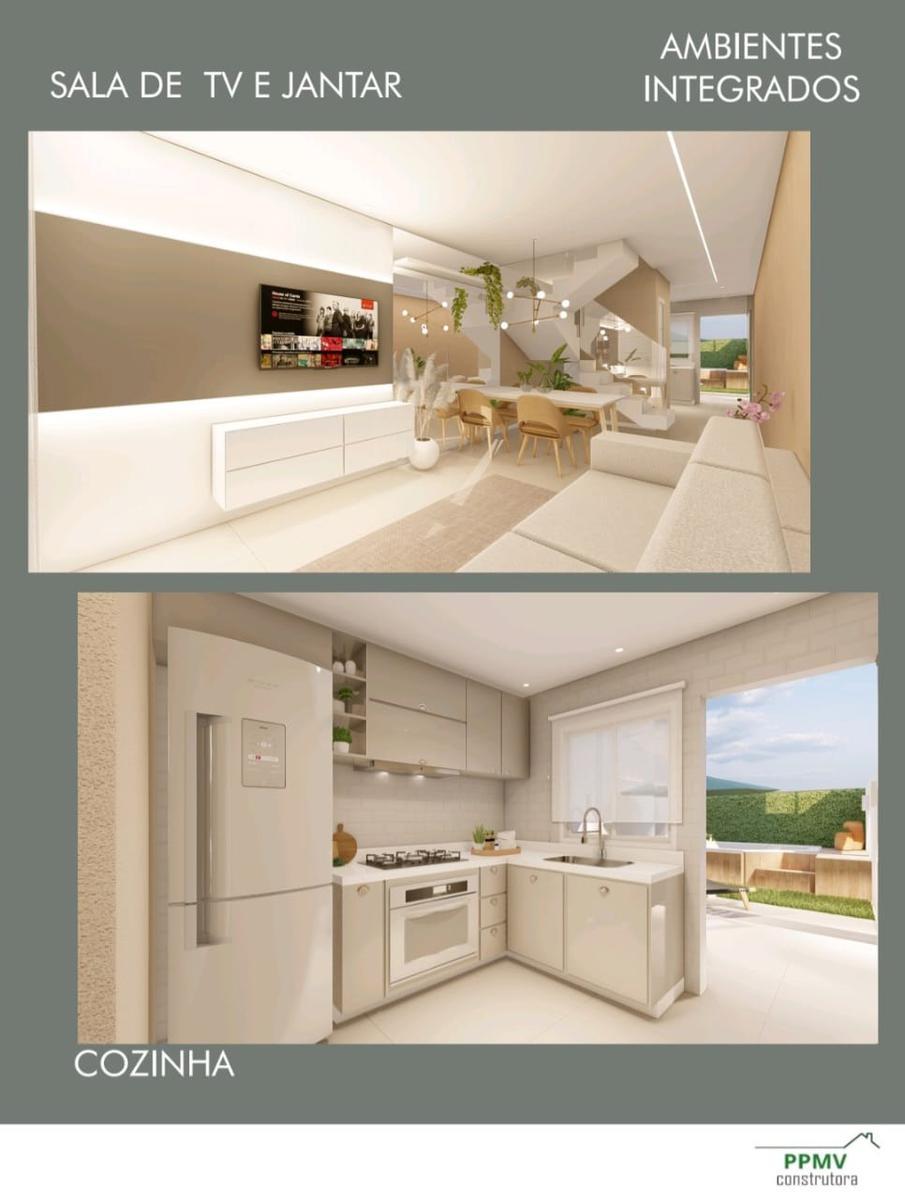 Casa, Santa Branca, 2 Quartos, 2 Vagas, 2 Suítes