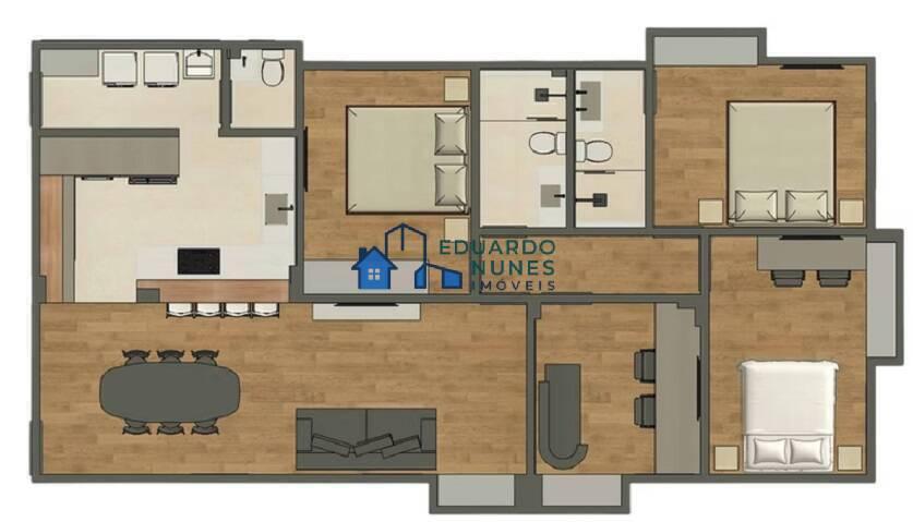 Apartamento, Sion, 4 Quartos, 2 Vagas, 1 Suíte