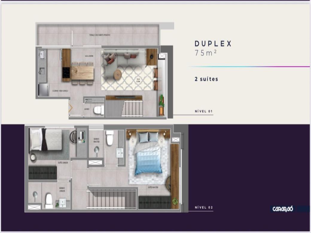 Apartamento, Carmo, 1 Quarto, 1 Vaga, 1 Suíte