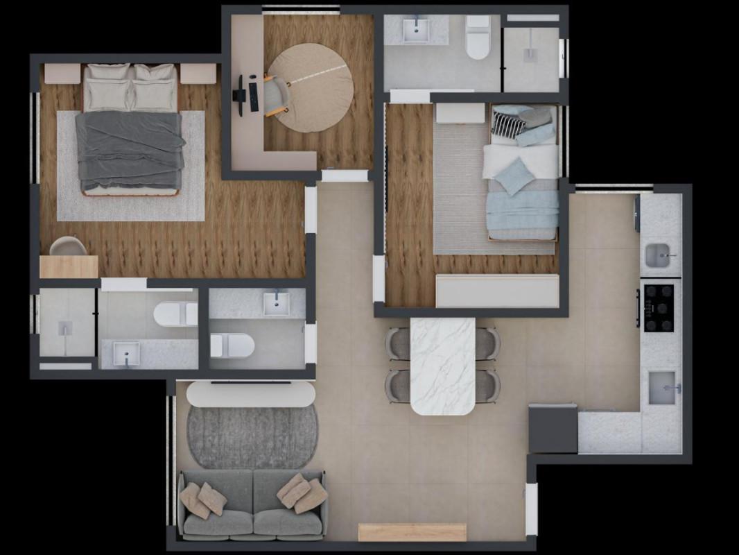 Apartamento, Prado, 3 Quartos, 2 Vagas, 1 Suíte