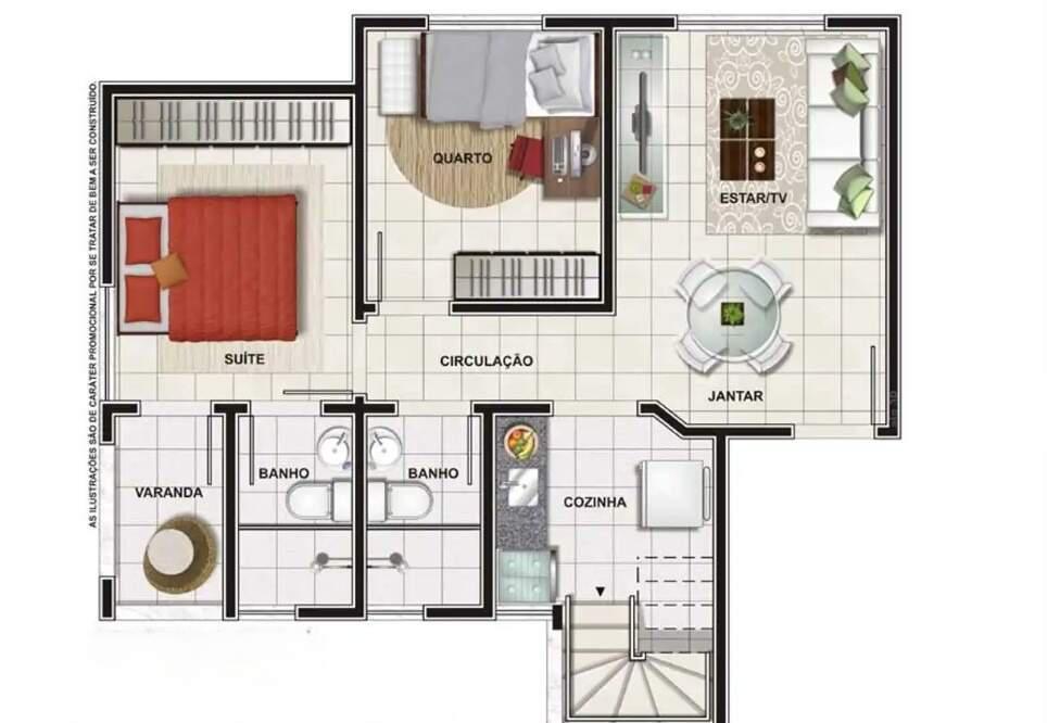 Apartamento, Nova Suíssa, 2 Quartos, 1 Vaga, 1 Suíte