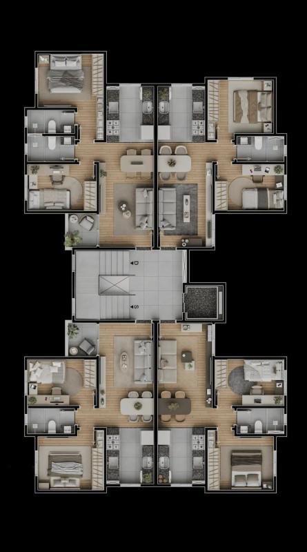 Apartamento, Aparecida, 2 Quartos, 1 Vaga, 1 Suíte