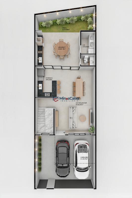 Casa, Vila Ipanema, 3 Quartos, 2 Vagas, 1 Suíte